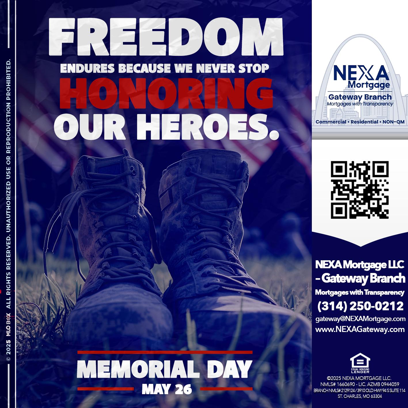 Memorial Day - Dylan J. Estes -Branch Manager