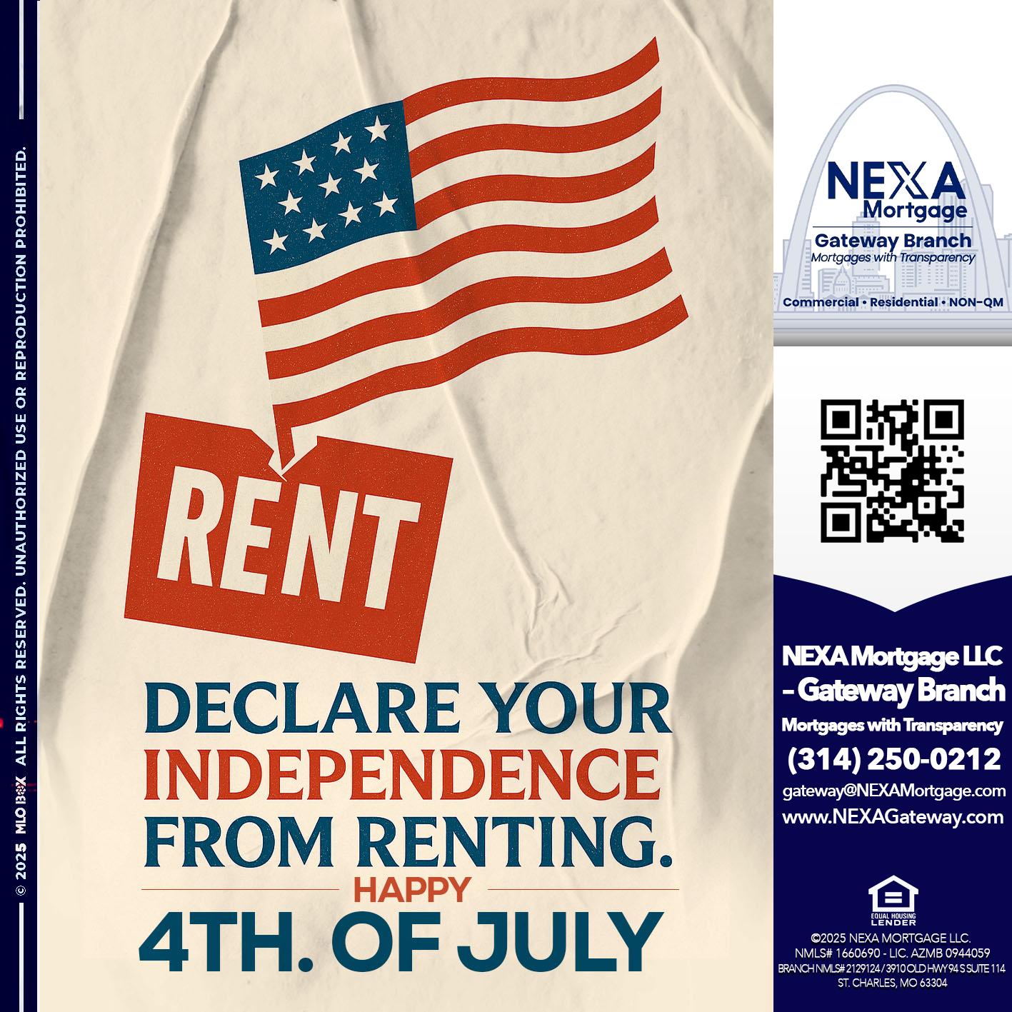 DECLARE YOUR INDEPENDENCE - Dylan J. Estes -Branch Manager