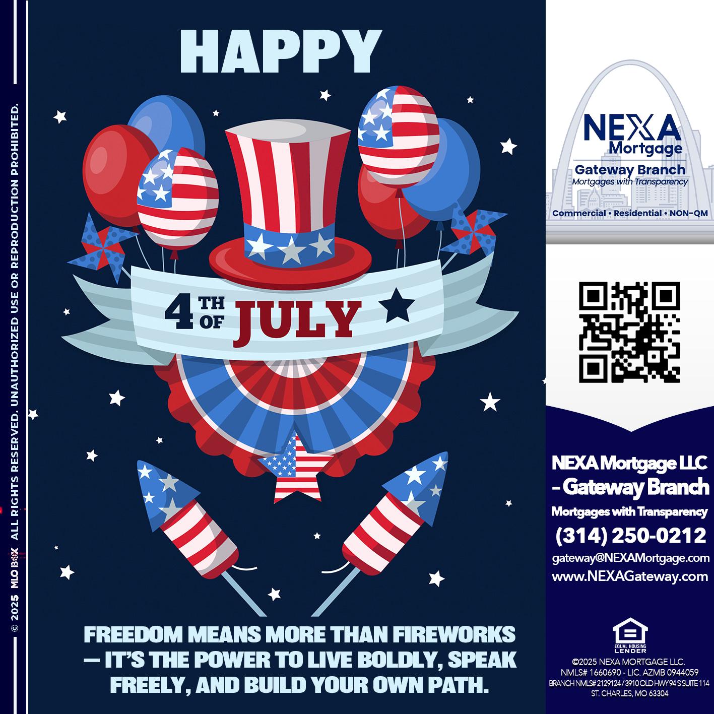 HAPPY 4TH OF JULY - Dylan J. Estes -Branch Manager