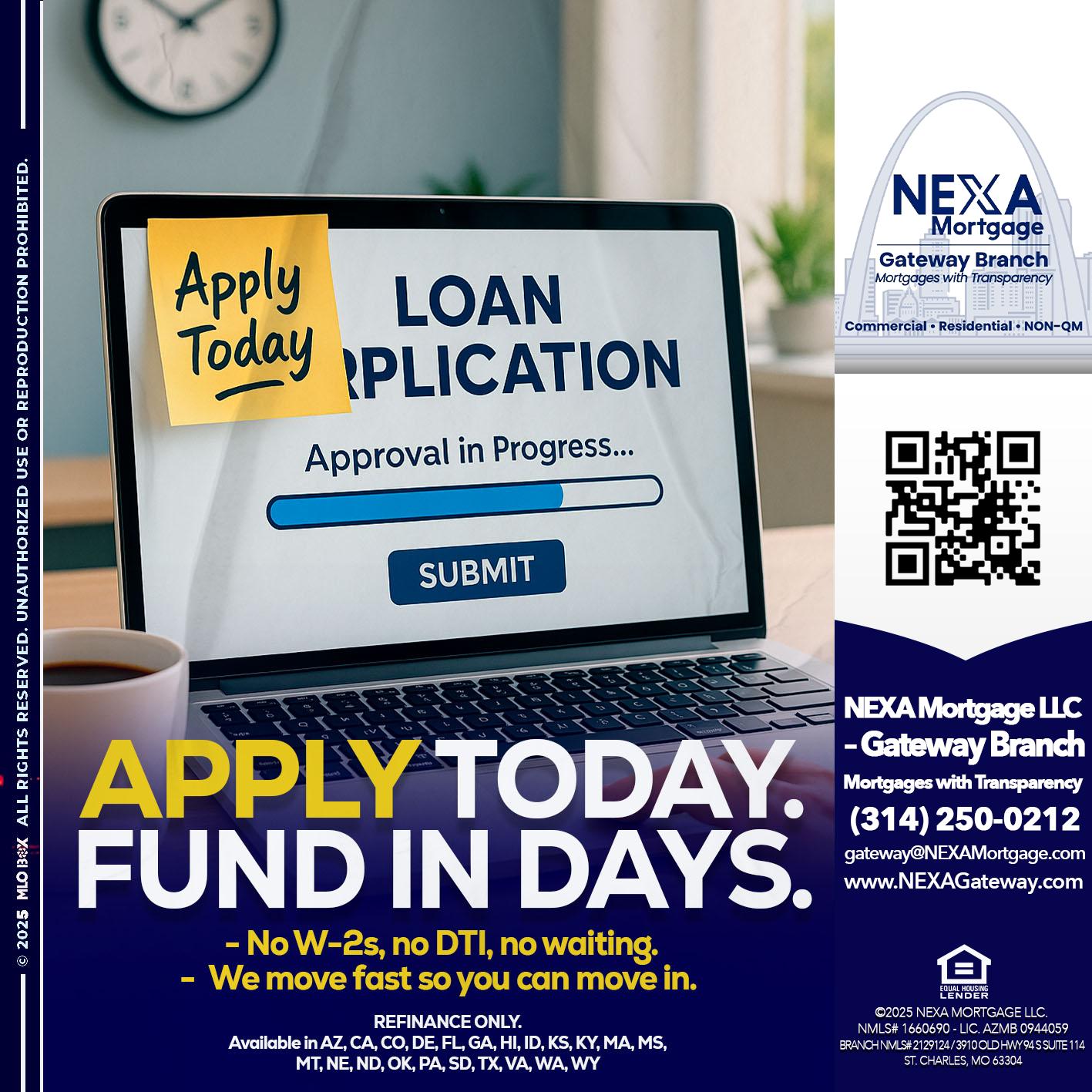 APPLY TODAY - Dylan J. Estes -Branch Manager