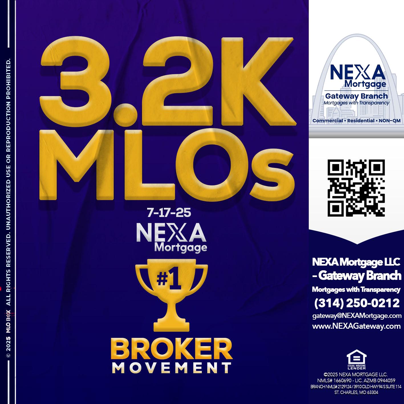 3.2K MLOs - Dylan J. Estes -Branch Manager