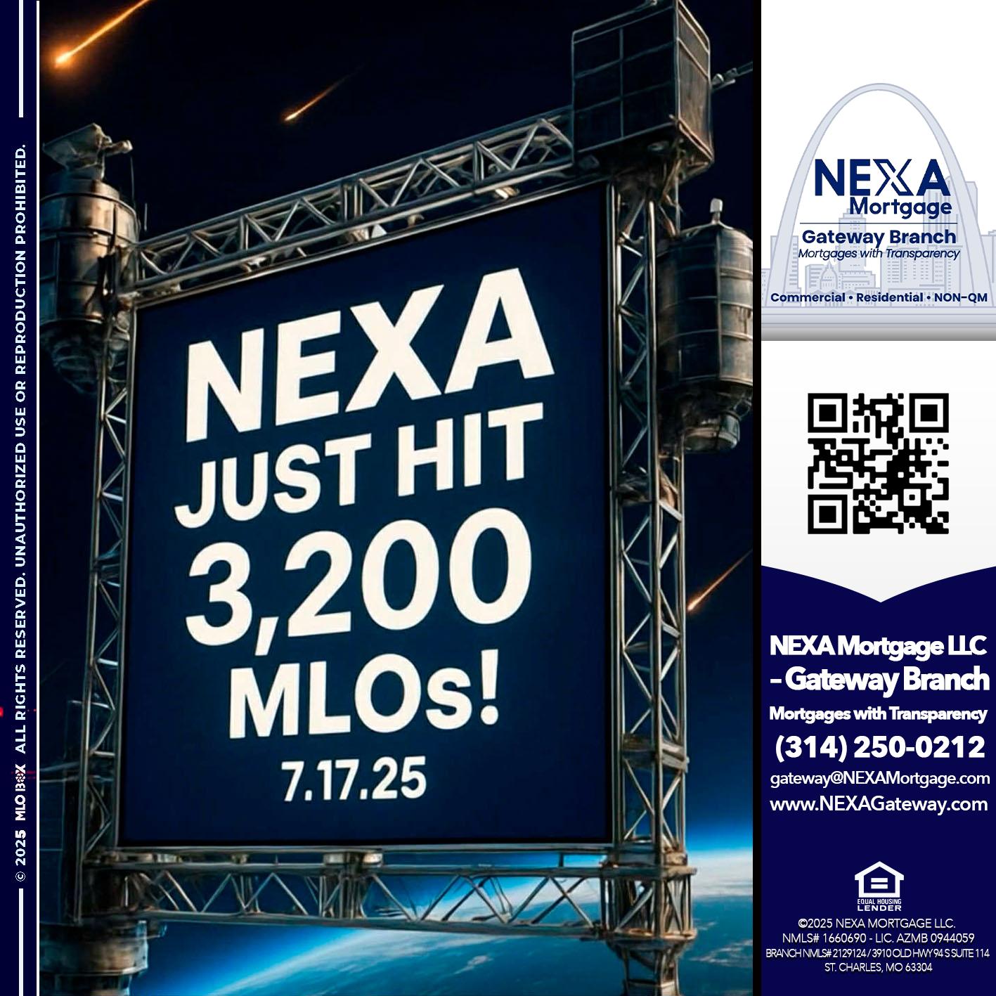 NEXA JUST HIT 3,200 - Dylan J. Estes -Branch Manager