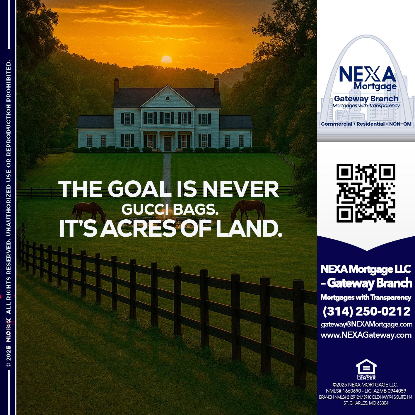 THE GOAL IS NEVER - Dylan J. Estes -Branch Manager