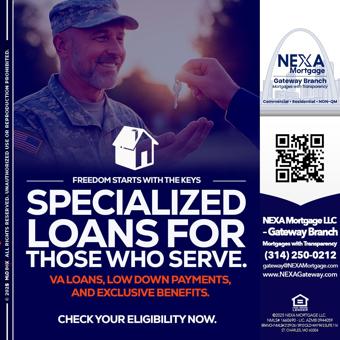 SPECIALIZED LOANS - Dylan J. Estes -Branch Manager