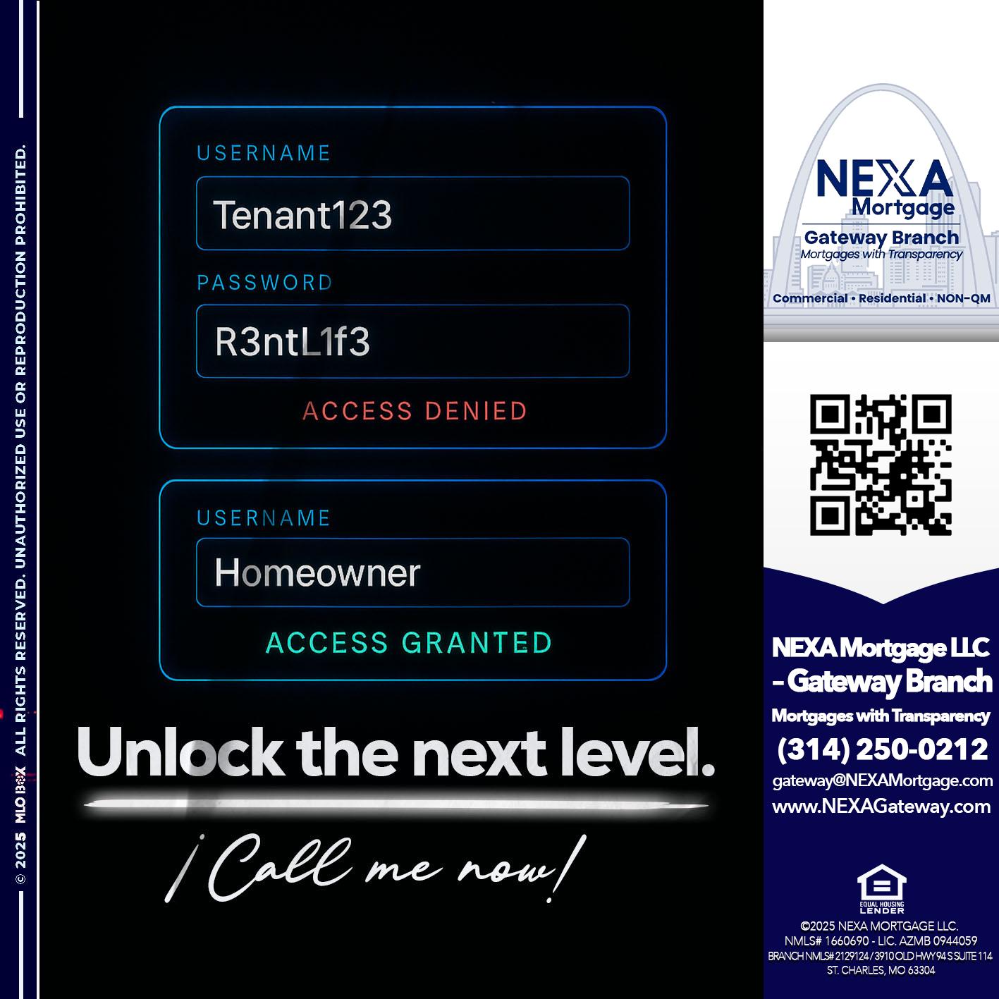 UNLOCK THE NEXT LEVEL - Dylan J. Estes -Branch Manager